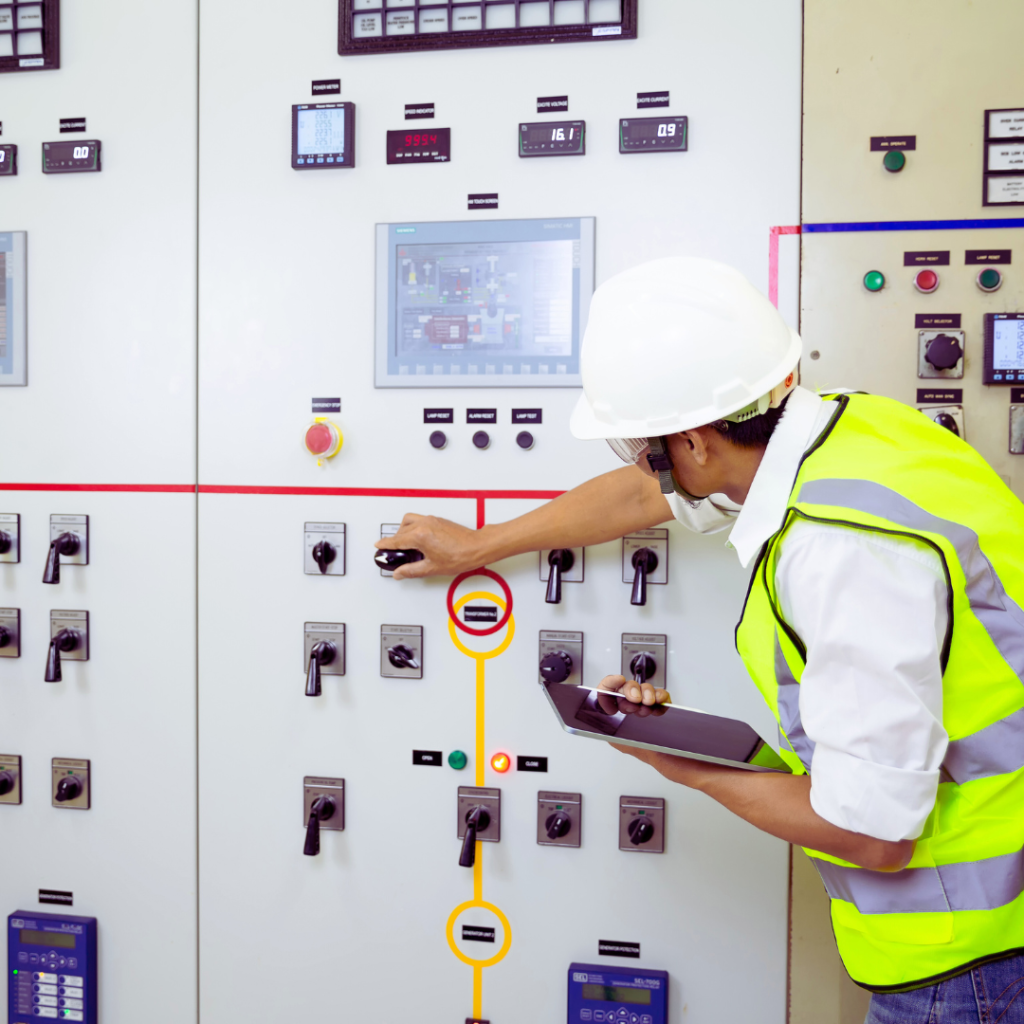 upgraded factory switchboard